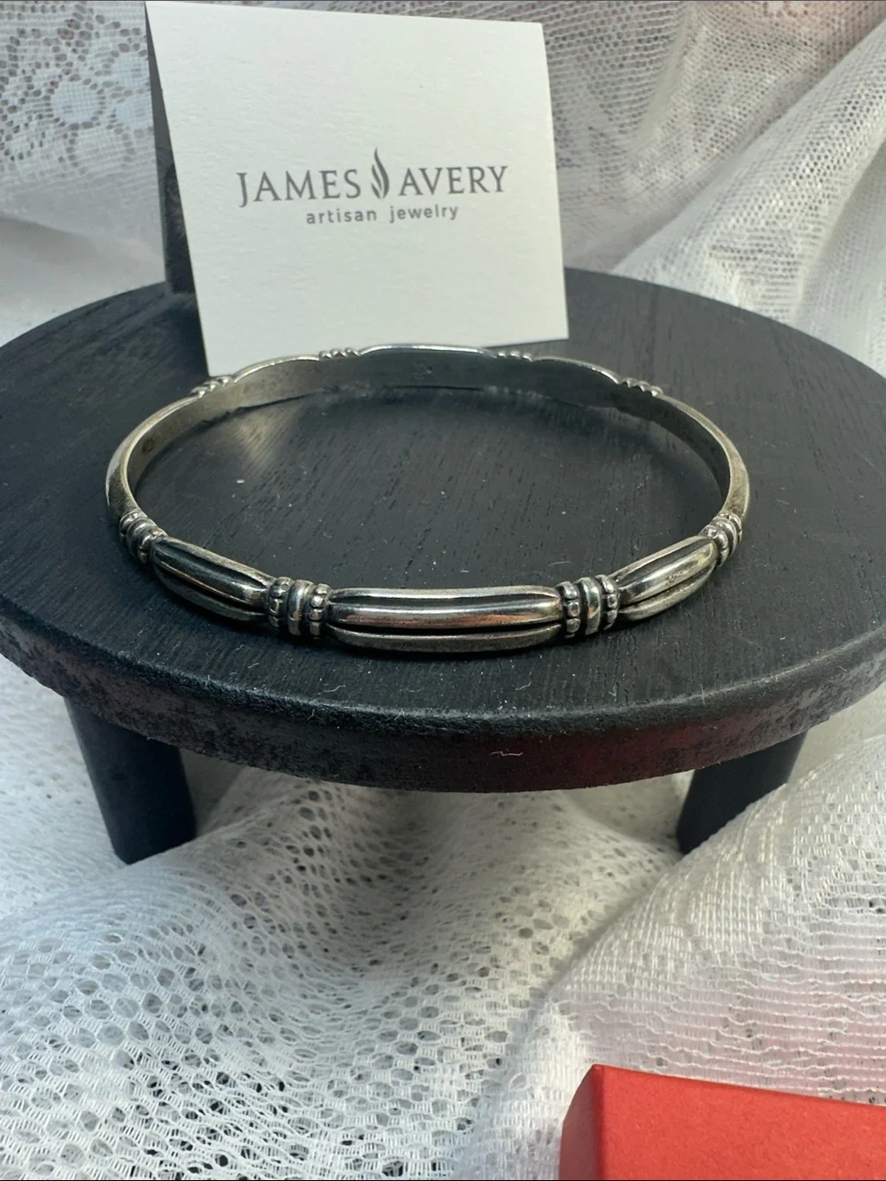 RARE James Avery bracelet bangle sterling silver